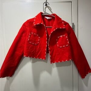 Comme des Garcons Vibrant Red Jacket